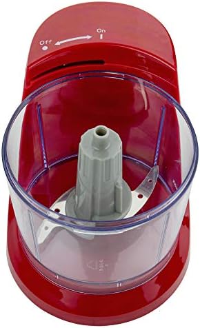 Brentwood MC-109R 1.5 Cup Mini Food Chopper, Red - Image 5