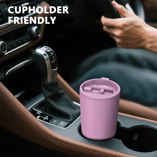 TILUCK 20 oz Insulated Coffee Tumbler with BPA-Free Lid - Image 4
