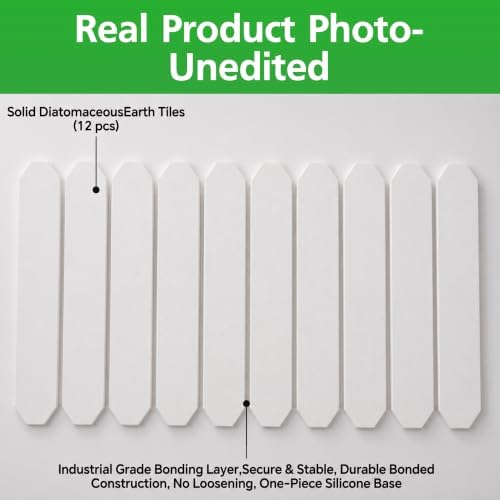 White Stone Drying Mat for Kitchen Counter, 24"×16", Dish Drying Mat