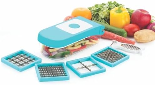 7-in-1 Vegetable Chopper Quick Dicer Cutter with Container - Image 2