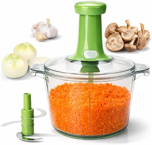 Brieftons Express 8.5-Cup Large Manual Vegetable Chopper and Veggie Cutter by Brieftons