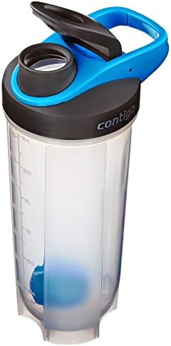 Contigo Shake & Go Fit Shaker Bottle, 28 oz., Carolina Blue, Snap Lid by Contigo