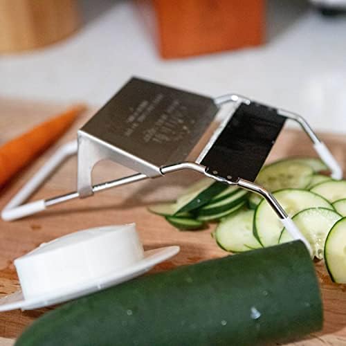 Feemster's Famous Vegetable Slicer, Heavy-Duty, Multi-Purpose Slicing Tool for Vegetables, Fruits and More, Easy to Use, Durable, and Efficient, Cuts 1/8" to 1/2" - Image 4