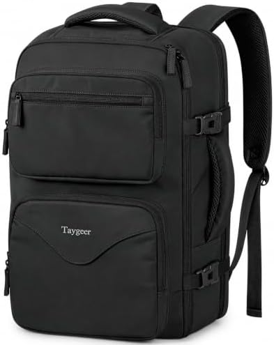 Taygeer Travel Backpack for Men, TSA Travel Laptop Backpack with Shoe Pouch by Taygeer