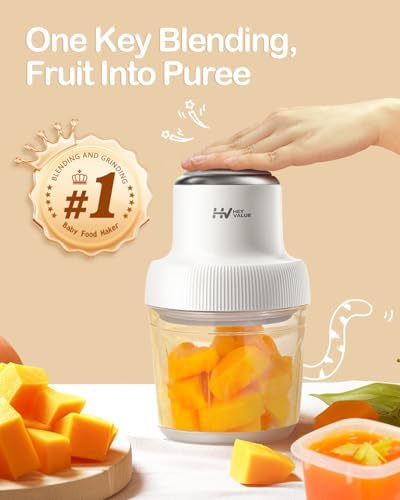 20 Oz Glass Baby Food Maker, Baby & Pet Large Food Processor Set