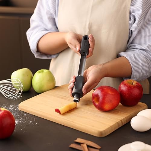 Easy Twist Apple Corer – Easy Grip, Stainless Steel Blade, Quick & Effortless Apple & Pear Coring, Dishwasher Safe Kitchen Tool