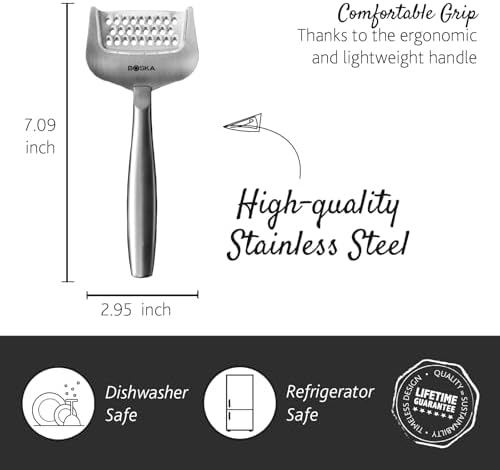 BOSKA Cheese Grater Copenhagen - Stainless Steel Grater, Lightweight - Image 5