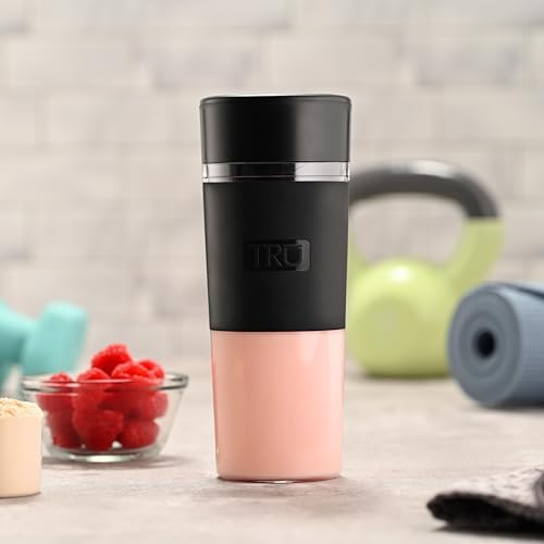 TRU Hydration Blender, USB Rechargeable Personal Blender, Black - Image 4