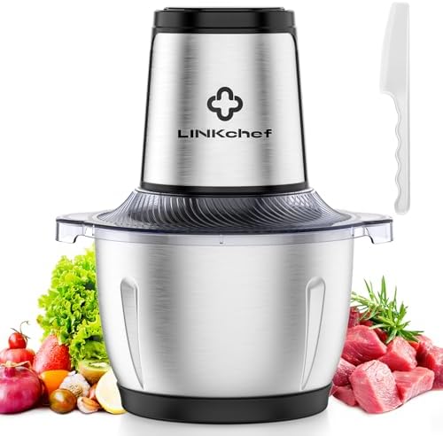 LINKChef Food Processor, 6 Cup Electric Food Chopper, 250W Meat Grinder by HealthyLifeisSimpler