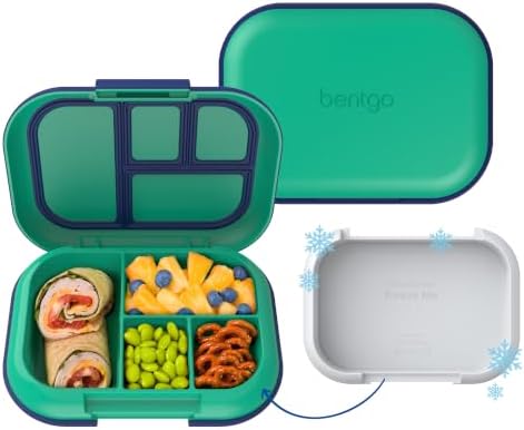 Chill Kids 4-Compartment Bento Box Leakproof Lunch Box