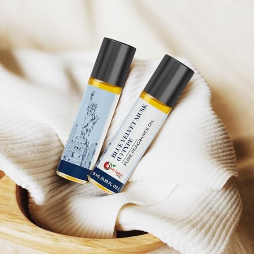 NY Spice Shop Blue Velvet U Musk Type Fragrance – Pack of 3 Musk Inspired Blend – Aromatic Body Oil with Warm Deep Musky Long Lasting Aroma – Layering Fragrance Oil for Personal Scent Collection - Image 5