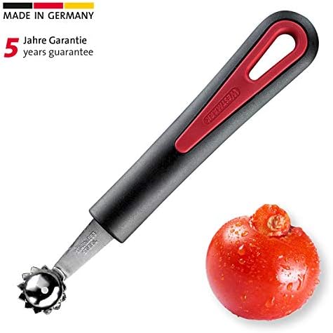Germany Stainless Steel Tomato and Strawberry Stem Remover Corer (Red/Black)