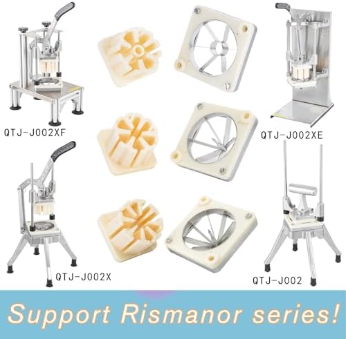 Wedge Blade Multi-model universal Stainless Steel Replacement 8 Wedge Chopper Blade & Pusher Block Set For Commercial Fruit Vegetable Cutter Interchangeable Blade (8 Wedge)
