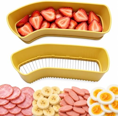 Large Banana Slicer, Strawberry and Egg Slicer, Kitchen Gadget by Oenothera