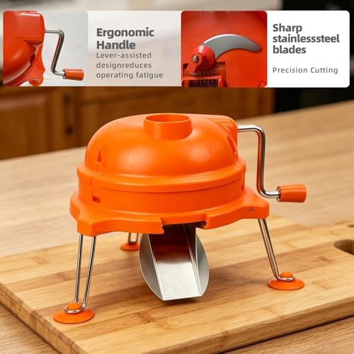 Commercial Vegetable Dicer, 1/4" x 1/4" Manual Tabletop Cuber - Image 4