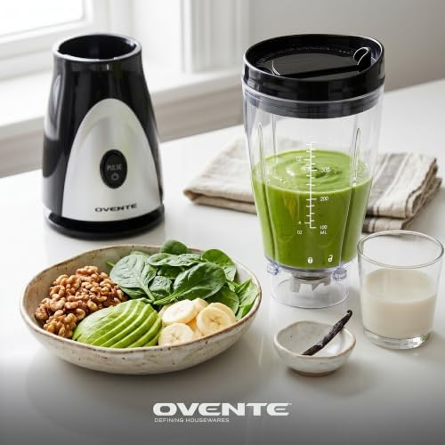 OVENTE Portable Personal Blender, 13.5 Oz, Black BLH1001B - Image 4