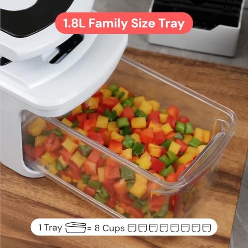 Fullstar Pro XL Vegetable Chopper & Mandoline Slicer, 8-in-1 Kitchen Tool - Image 7