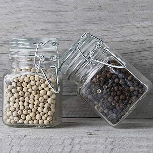 Spice Jars, 24 Pack 4oz Small Glass Jars Spice Jars Herb Jars