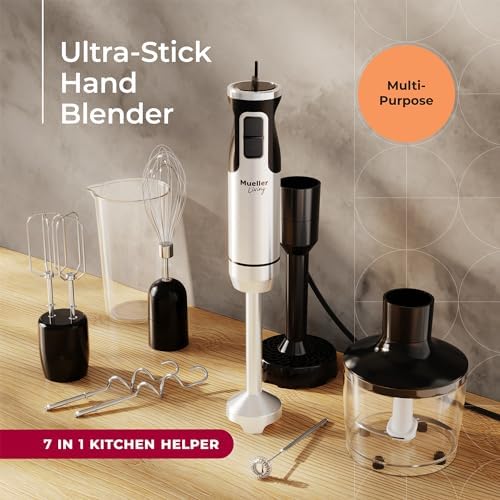 MuellerLiving Immersion Hand Blender - Full Set 7 Attachments, 8 speed - Image 2