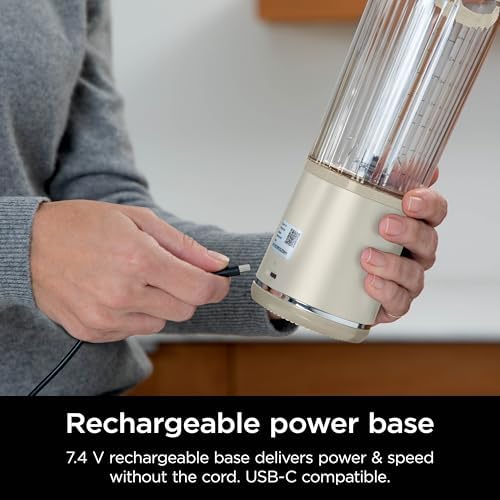 Ninja Blast Portable Blender, Cordless,18oz Vessel, Sand, BC151CS - Image 6