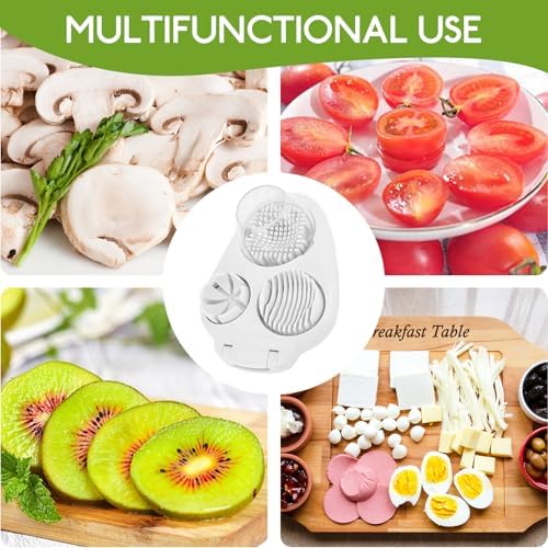 3-in-1 Egg Slicer for Hard Boiled Eggs,Stainless Steel,Heavy Duty,3 Modes - Image 7