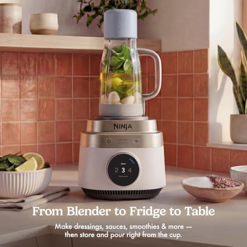 Ninja CrushBOSS 2-in-1 Blender & Tumbler, Amazon Exclusive Bone & Champagne - Image 4