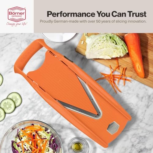 V Power Mandoline, V-7000, Orange