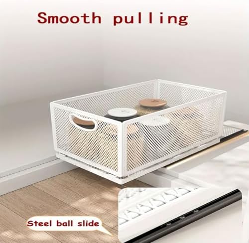 1 Pack Pull out Cabinet Organizer with Sliding Drawer,9.6"W x15.7"D x 8.4"H