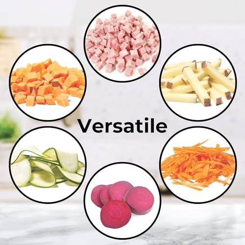 Starfrit Pump'n'Slice Vertical Mandoline, Food Slicer & Chopper, Safe - Image 2