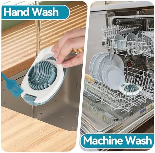Egg Slicer for Hard Boiled Eggs, Stainless Steel Wire Cutter - Image 4