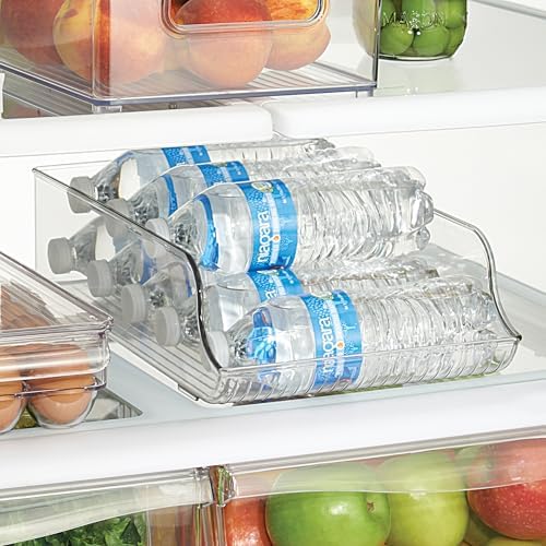 Plastic Water Bottle Organizer, Clear, 2-Pack