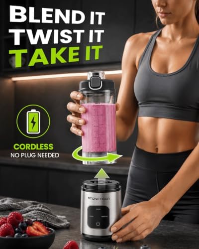 Portable Blender for Smoothie, Personal Blender, Cordless, Fitness &Travel - Image 4