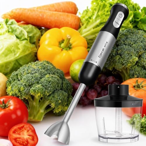 Upgrand 1100W 5-in-1 Immersion Blender Handheld, Black