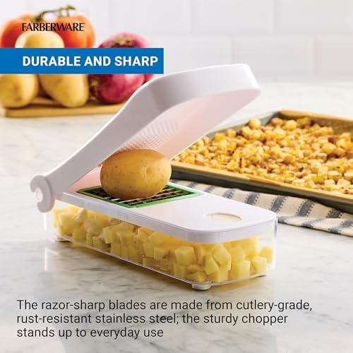 Farberware Pro Vegetable Chopper Dicing Blades Nonslip Base - Image 5