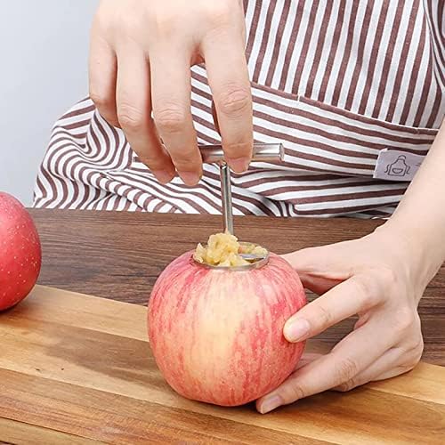 Multifunction Apple Pear Core Separator Kitchen Tool, Stainless Steel Apple Pear Core Remover, Fruit Core Pitter Remover Separator Kitchen Accessories (S+L)