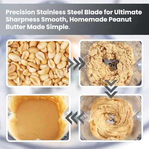 1500w Blender for Kitchen with Pre-set Blending Programs, 64oz Heavy Duty Profession-grade Blender for Smoothies, Soups, Dips, Nut Butters, BPA-Free Tritan Jar