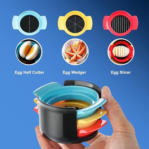 Egg Slicer Cutter Multi-functional Hard Boiled Egg Wedger - Image 3