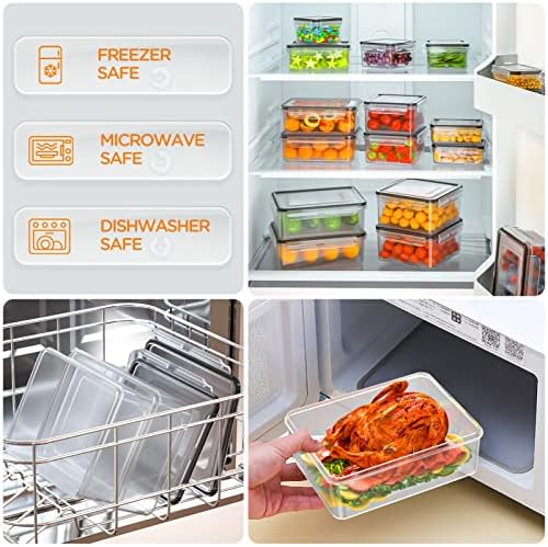40 PCS Food Storage Containers with Lids Airtight