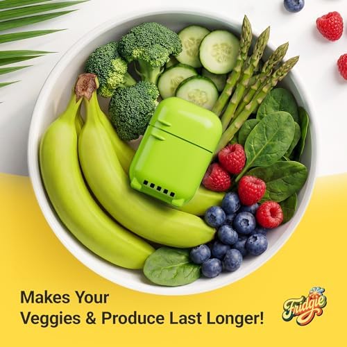 Fridgie Produce Saver, Ethylene Gas Absorber for Fridge, Vegetable Saver