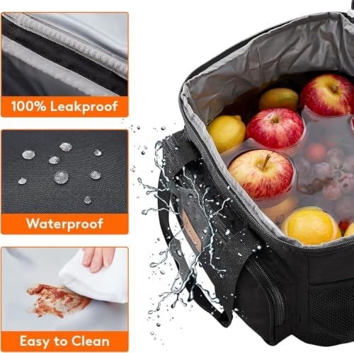 Insulated Lunch Box for Men, Lunch Bag Cooler Women, 32-Can 20L
