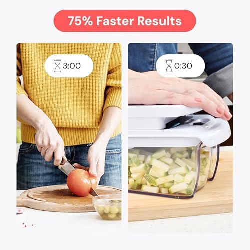 Pro Original Vegetable Chopper & Mandoline Slicer 8-in-1 Prep Tool