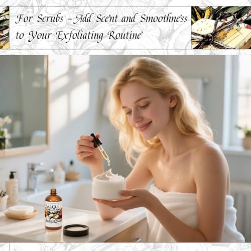 HIQILI Grain & Blossom Fragrance Oil for Diffuser, Candle & Solid Perfume - Image 4