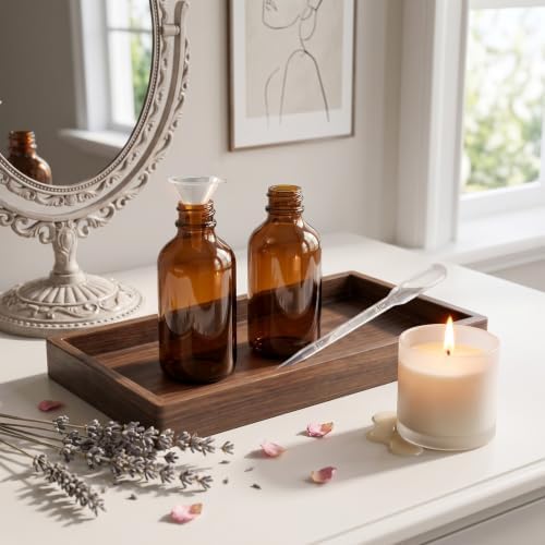 STARSIDE 4oz Amber Glass Spray Bottles 42-Pack with Fine Mist Sprayer - Image 2