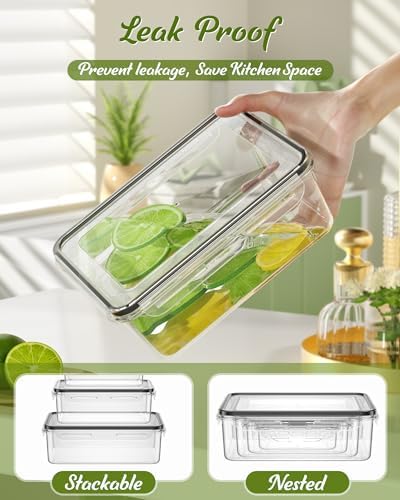 40 Piece Food Storage Containers with Lids, BPA-Free