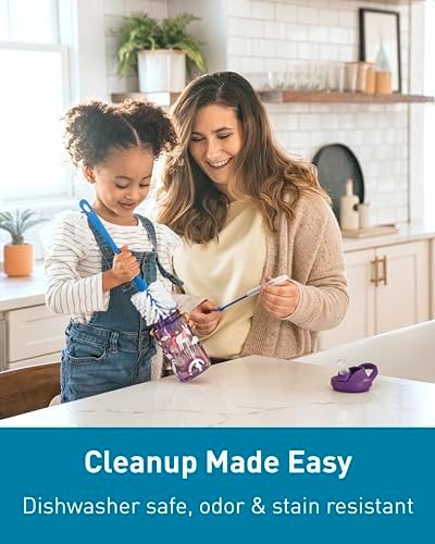 CamelBak Eddy+ Kids Water Bottle with Bite Valve Straw, Leak‑Resistant Easy Sip Design for Everyday Hydration, 14oz