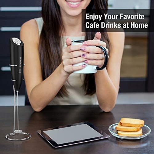 SIMPLETASTE Milk Frother Handheld Electric Foam Maker Battery Operated - Image 3