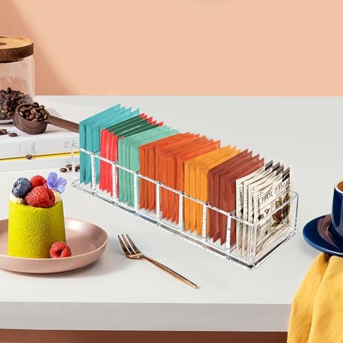 Tea Bag Organizer, Tea Holder, Tea Organizers and Storage, 2 Pack