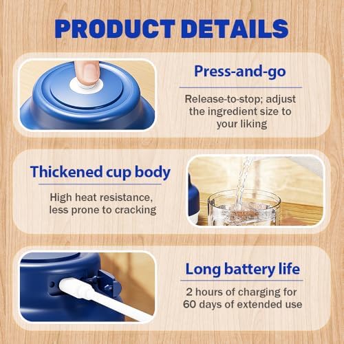 Electric Garlic Chopper, Mini Food Processor Small USB Rechargeable Mini Chopper, Wireless Electric Veggie Grinder & Garlic Mincer for Onion, Chili, Ginger (Green, 250ML) - Image 3