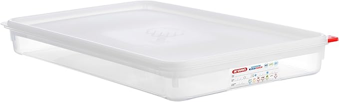Araven Airtight Container, Food Pan with Lid for Storage in Kitchen and Restaurant, 8.5 Qt, 1 Count, Clear