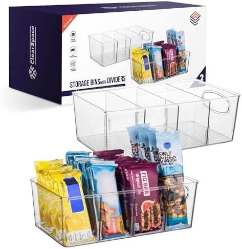 Pantry Organizers and Storage and Cabinet Organizer, 2 Pack